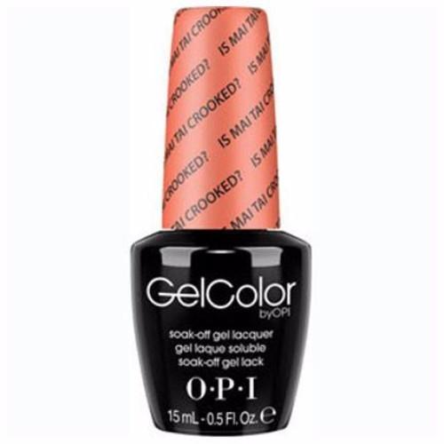 OPI GelColor, H68, Is Mai Tai Crooked?, 0.5oz