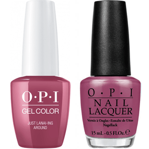 OPI GelColor And Nail Lacquer, H72, Just Lanai-ing Around, 0.5oz