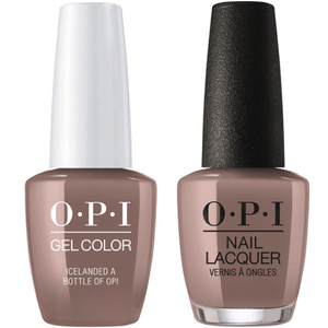OPI GelColor And Nail Lacquer, I53, Iceland A Bottle Of OPI, 0.5oz