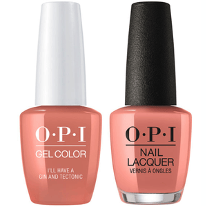 OPI GelColor And Nail Lacquer, I61, III Have A Gin & Tectonic, 0.5oz