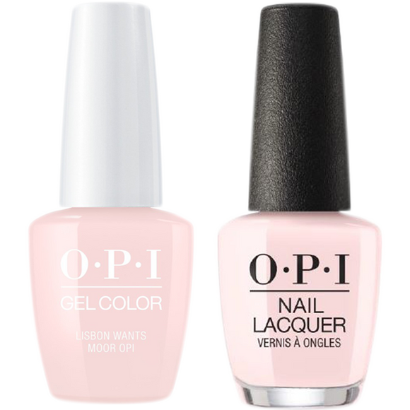 OPI GelColor And Nail Lacquer, Lisbon Collection, L16, Lisbon Wants Moor OPI, 0.5oz