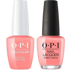 OPI GelColor And Nail Lacquer, Lisbon Collection, L17, You’ve Got Nata On Me, 0.5oz
