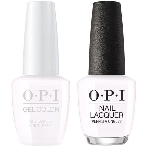 OPI GelColor And Nail Lacquer, Lisbon Collection, L26, Suzi Chases Portu-geese, 0.5oz