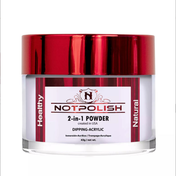 NotPolish 2in1 Acrylic & Dipping Powder , 2oz, M01
