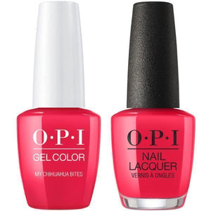OPI GelColor And Nail Lacquer, M21, My Chihuahua Bites, 0.5oz