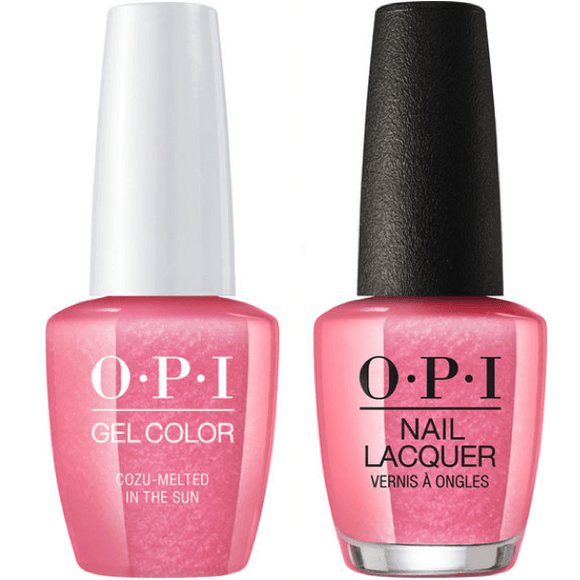 OPI GelColor And Nail Lacquer, M27, Cozu-Melted in Sun, 0.5oz