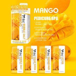 NBC Deluxe Pedicure 4 Step, Mango (50pcs/case)