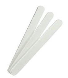 Mini Nail File Plastic Center White, Grit 80/100