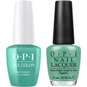 OPI GelColor And Nail Lacquer, N45, My Dogsled Hybrid, 0.5oz