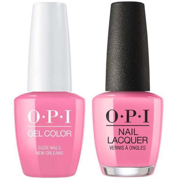 OPI GelColor And Nail Lacquer, N53, Suzi Nails New Orleans, 0.5oz