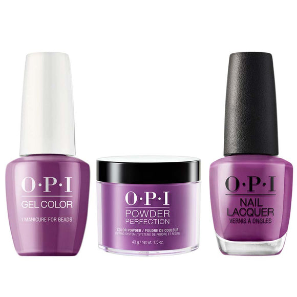 OPI 3in1, N54, I Manicure For Beads