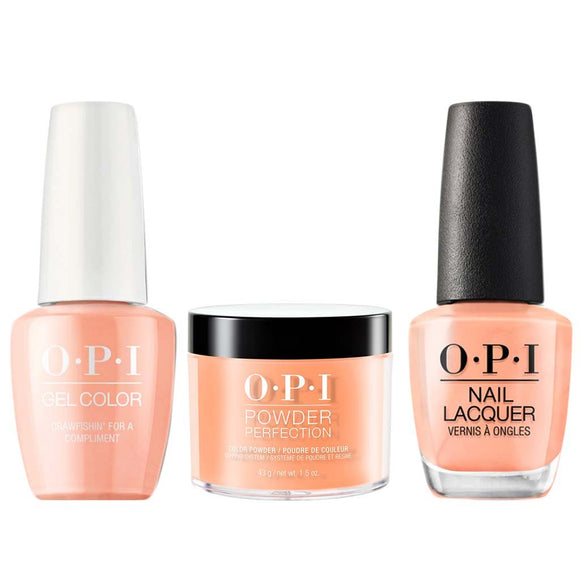 OPI 3in1, N58, Crawfishin' For A Compliment