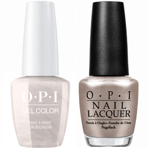 OPI GelColor And Nail Lacquer, N59, Take a Right on bourbon, 0.5oz