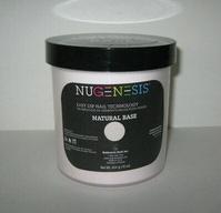Nugenesis Dipping Powder, Pink & White Collection, NATURAL BASE, 16oz