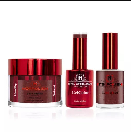 NotPolish 3in1 Dipping Powder + Gel Polish + Nail Lacquer, OG165
