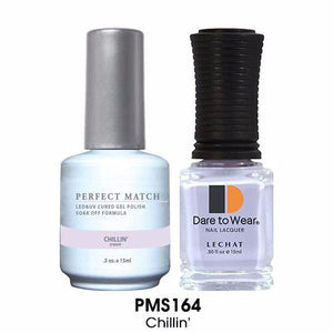 LeChat Perfect Match Nail Lacquer And Gel Polish, PMS164, Chillin‘ (cream), 0.5oz