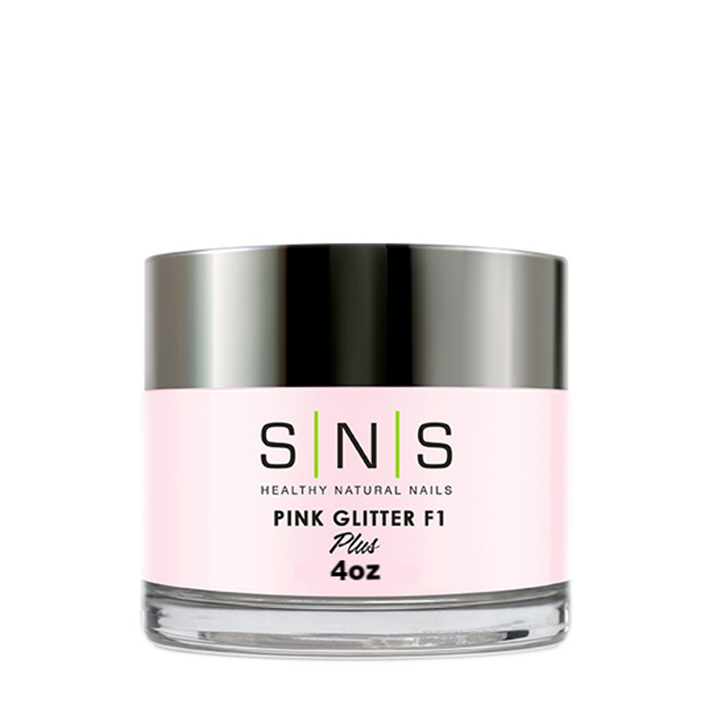 SNS Dipping Powder, 11, Pink Glitter F1, 4oz