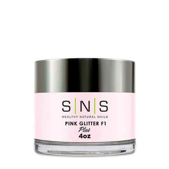 SNS Dipping Powder, 11, Pink Glitter F1, 4oz