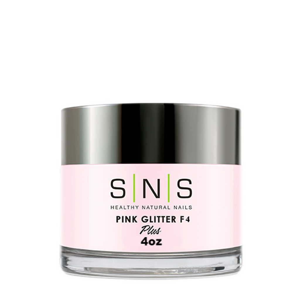 SNS Dipping Powder, 10, PINK GLITTER F4, 2oz