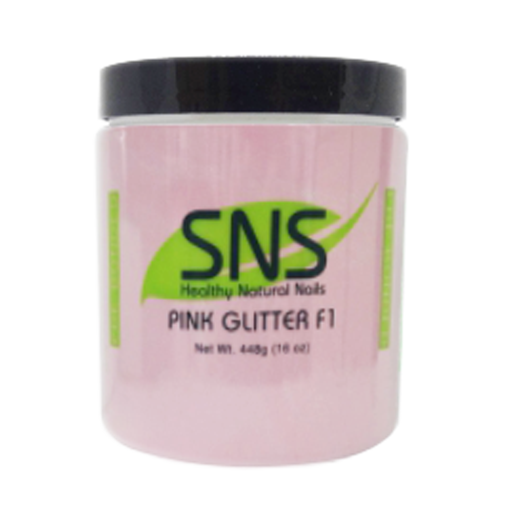 SNS Dipping Powder, 11, Pink Glitter F1, 16oz