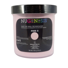 Nugenesis Dipping Powder, Pink & White Collection, PINK II, 16oz