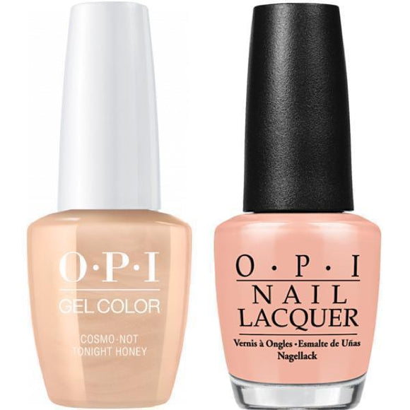 OPI GelColor And Nail Lacquer, R58, Cosmo-Not Tnght Hny, 0.5oz