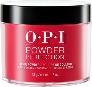 OPI Dipping Powder, DP A70, Red Hot Rio, 1.5oz