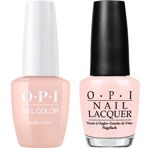OPI GelColor And Nail Lacquer, S86, Bubble Bath, 0.5oz