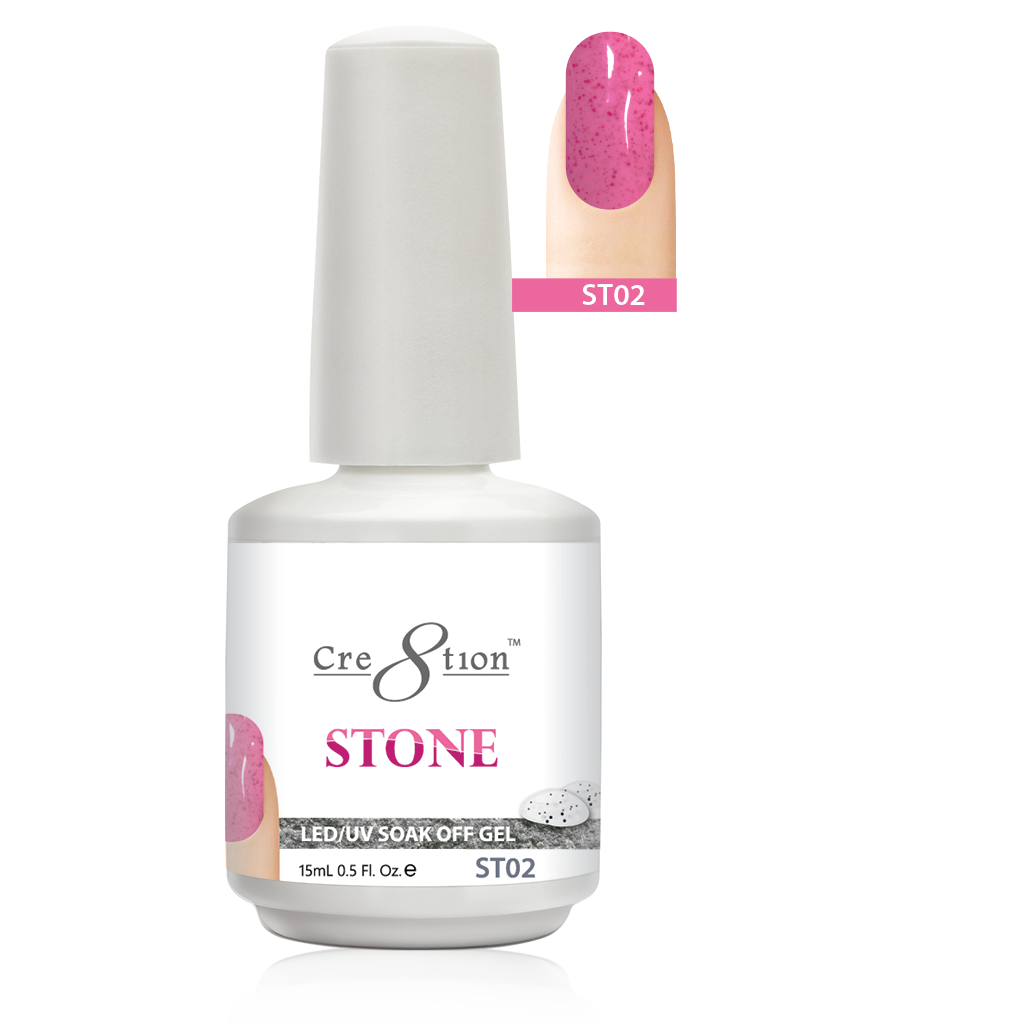 Cre8tion Stone Gel Polish, ST02, 0916-0728, 0.5oz