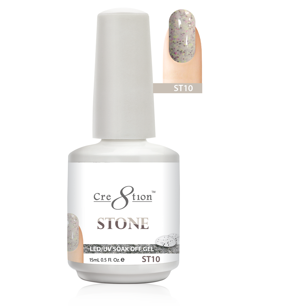 Cre8tion Stone Gel Polish, ST10, 0916-0736, 0.5oz