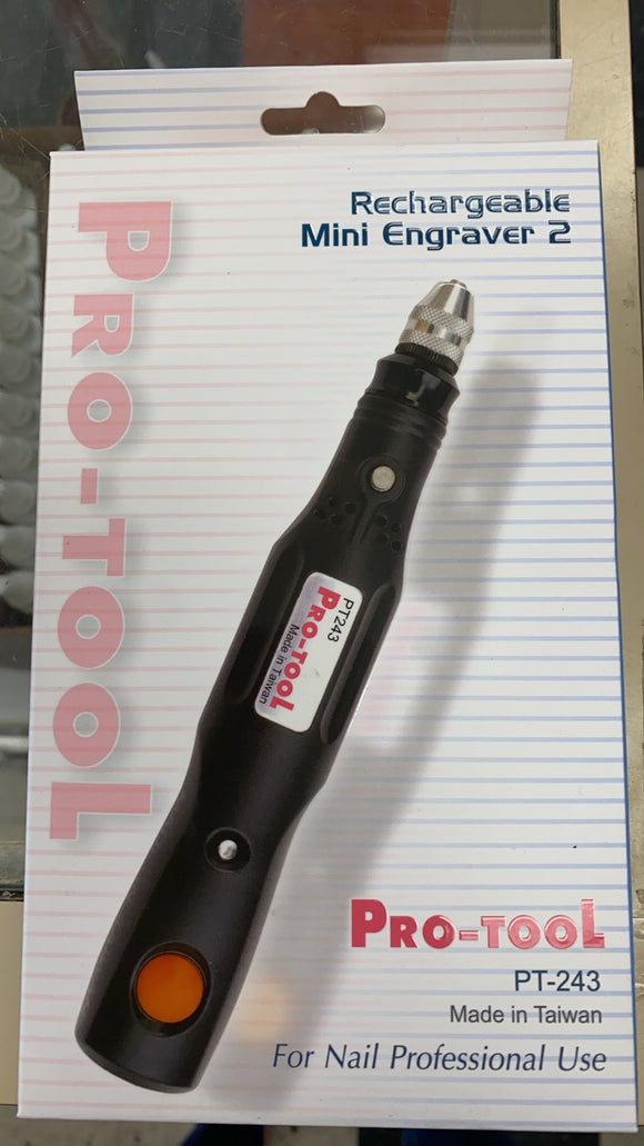 Pro-Tool, Rechargeable Mini Engraver 2, Black 3/32, PT-243