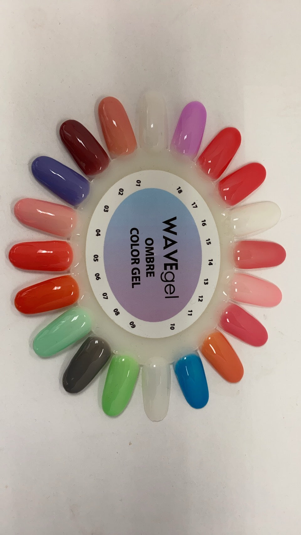 Wave Gel Ombre Gel Polish, 0.5oz, Full line of 18 colors (From 01 to 18)