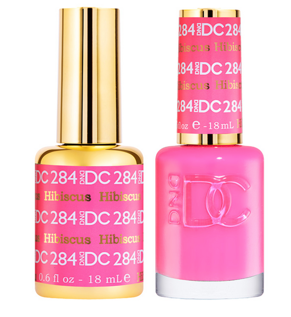 DC Nail Lacquer And Gel Polish (New DND), DC 284, Hibiscus  , 0.6oz