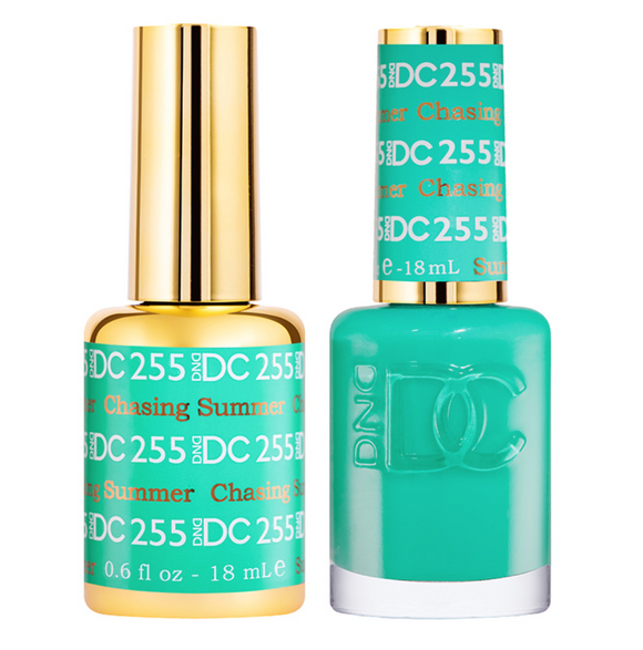 DC Nail Lacquer And Gel Polish (New DND), DC 255, Chasing Summer, 0.6oz
