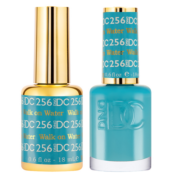 DC Nail Lacquer And Gel Polish (New DND), DC 256, Walk on Water, 0.6oz