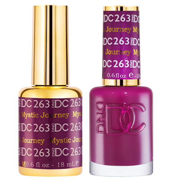 DC Nail Lacquer And Gel Polish (New DND), DC 263, Mystic Journey , 0.6oz