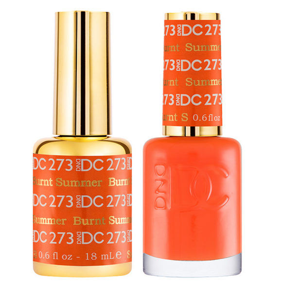 DC Nail Lacquer And Gel Polish (New DND), DC 273, Burnt Summer , 0.6oz