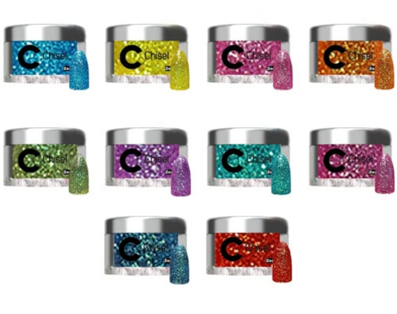 Chisel Dipping Powder, Candy Collection, Full Line 10 Colors