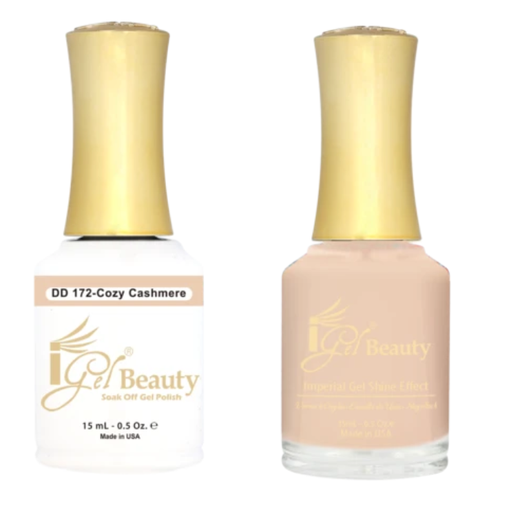 IGEL Nail Lacquer And Gel Polish Duo, DD172 COZY CASHMERE