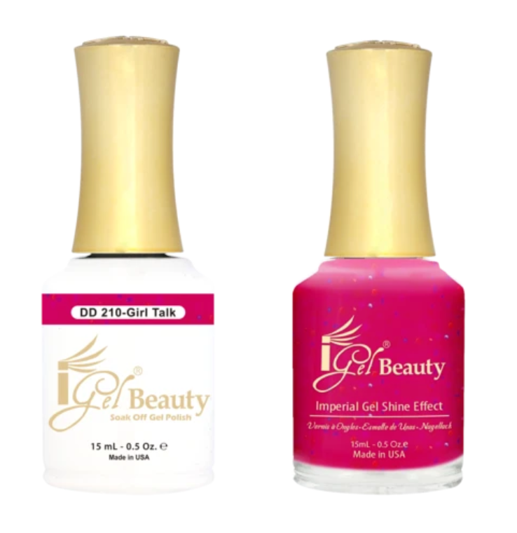 IGEL Nail Lacquer And Gel Polish Duo, DD210 GIRL TALK