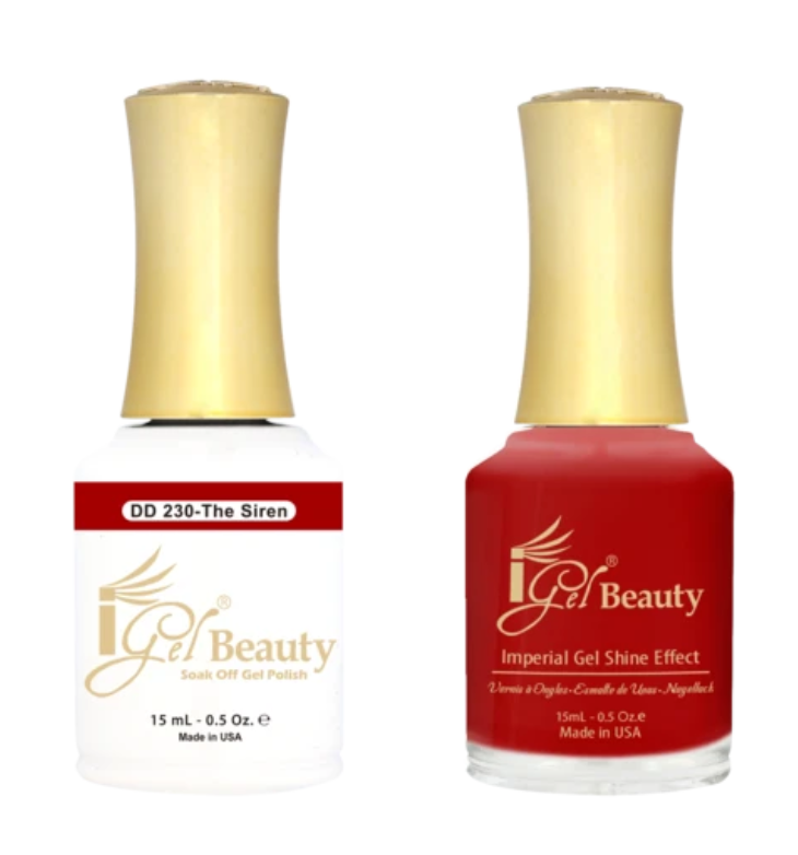 IGEL Nail Lacquer And Gel Polish Duo, DD230 THE SIREN