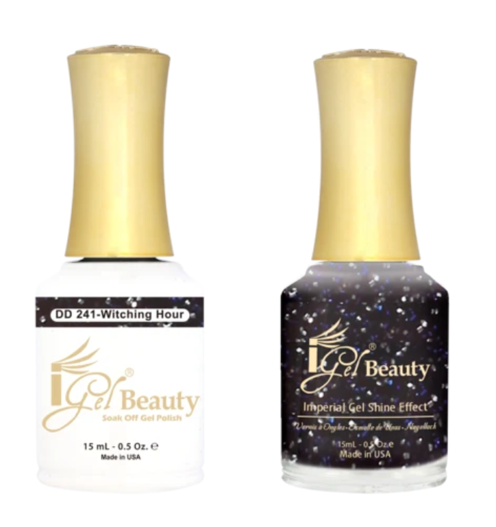 IGEL Nail Lacquer And Gel Polish Duo, DD241 WITCHING HOUR