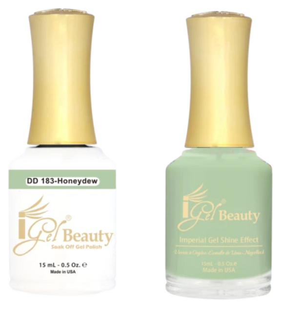 IGEL Nail Lacquer And Gel Polish Duo, DD183 HONEYDEW