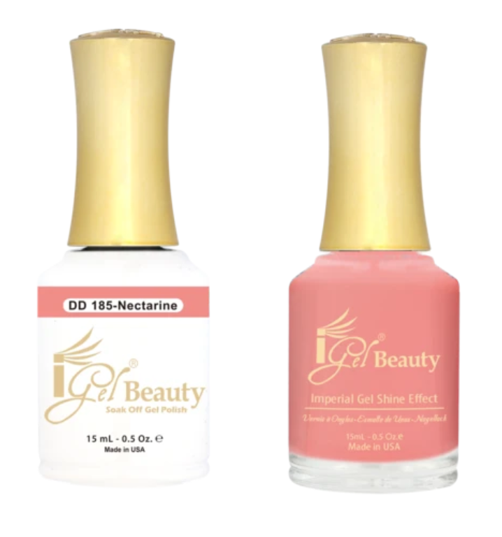 IGEL Nail Lacquer And Gel Polish Duo, DD185 NECTARINE
