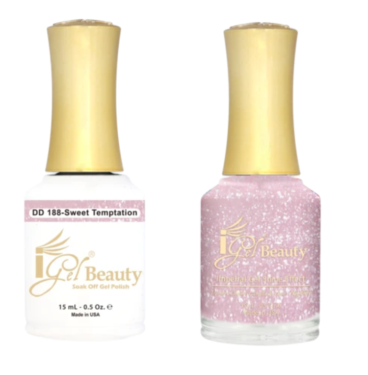 IGEL Nail Lacquer And Gel Polish Duo, DD188 SWEET TEMPTATION