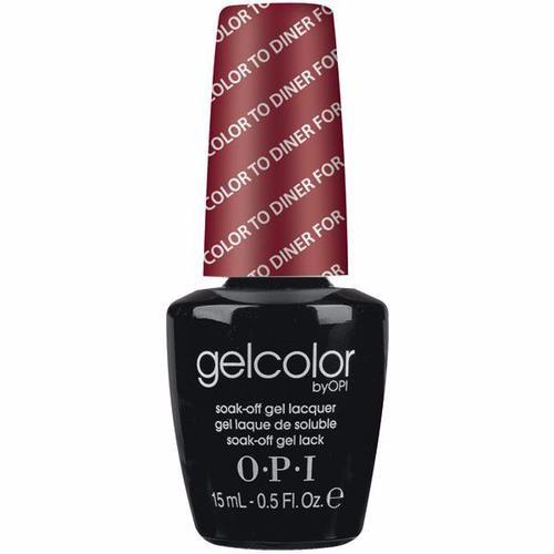 OPI GelColor, T25, Color to Dinner For, 0.5oz