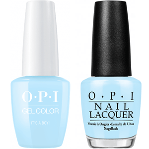 OPI GelColor And Nail Lacquer, T75, It’s a Boy!, 0.5oz