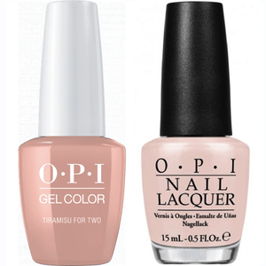 OPI GelColor And Nail Lacquer, V28, Tiramisu for Two, 0.5oz