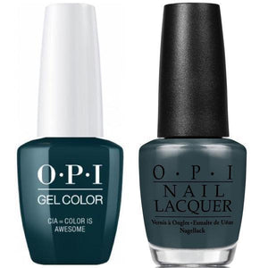 OPI GelColor And Nail Lacquer, W53, Hero Shade, 0.5oz