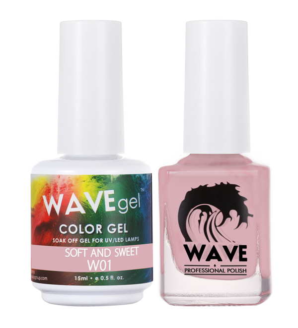 WAVEGEL Gel Polish + Nail Lacquer, W01